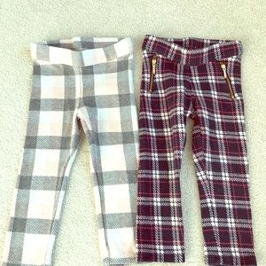 Two Janie and Jack Girls Ponte Pant 2T
